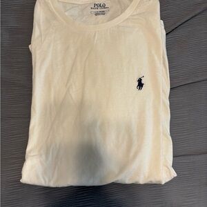 Men’s large White long sleeve Polo Ralph Lauren shirt